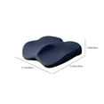 thumbnail image 3 of Car Booster Seat Cushion for Drivers, 1.5-Inch Height Increase Pad with Ergonomic Support (17x15x4in), 3 of 8