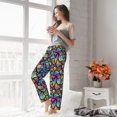 thumbnail image 5 of Salouo Colored Glass1 Print Women's Pajama Pants Casual Loose Sweatpants PJs Flowy Pants Drawstring Palazzo for Women Wide Leg Pants Lounge Pajama -X-Large, 5 of 8