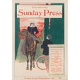 thumbnail image 2 of George Reiter Brill 14x18 Gold Ornate Wood Frame and Double Matted Museum Art Print Titled - Sunday Press, Special Features, Nov. 10, 1895 (1895), 2 of 4