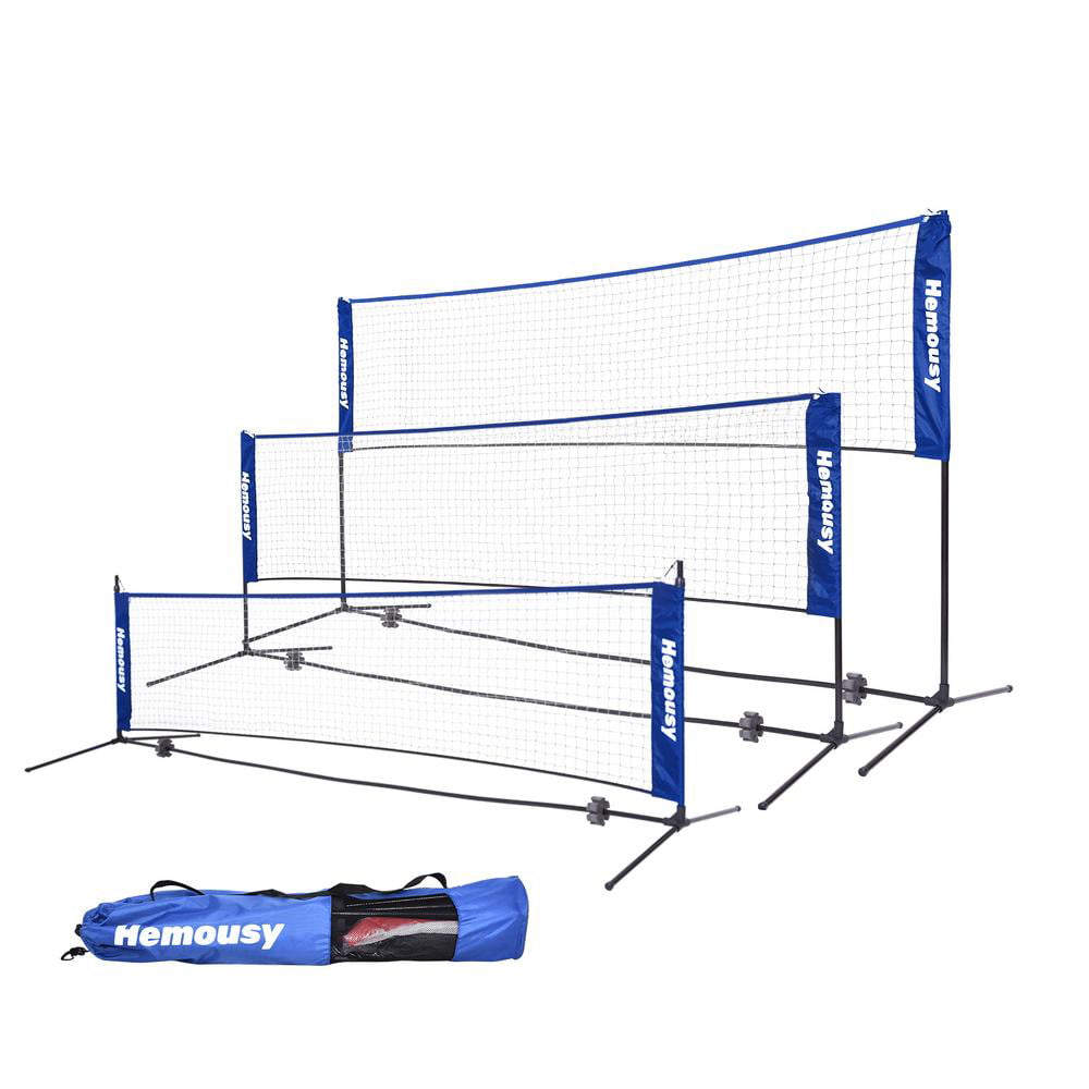 Adjustable Foldable Badminton Tennis Volleyball Net For Outdoor Beach Sport Game 