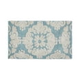 thumbnail image 4 of Better Trends 24" x 40" Bathroom Rugs 100% Cotton Soft Water Absorbent Non Slip Bath Mat Machine Washable Rug (Blue) Medallion Collection, 4 of 6