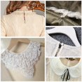 thumbnail image 7 of 1Set 2Rolls 6.56yards/6m Elastic Cord with Buttonhole 15mm Wide White and Black Elastic Button Loop Stretch Band for DIY Sewing Crafts, 7 of 7