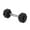 10LB, variant on FlexWave Hex Rubber Dumbbells – Black, Single 10/15/20/25LB or Pair 5/10/15LB, Solid Cast Iron with Non-Slip Grip for Strength Training and Home Gym