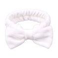 thumbnail image 2 of Zhaomeidaxi 1 Pack Microfiber Bowtie Headbands Soft Makeup Headbands Bow Hair Band Face Wash Spa Shower Headbands for Women and Girls, 2 of 4