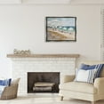 thumbnail image 3 of Stupell Industries Abstract People Beach Umbrellas Landscape Painting Gray Floater Framed Canvas Art Print Wall Art, 31 x 25, 3 of 10