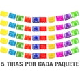 thumbnail image 1 of Papel Picado Navidad DECORAMEC PAPEL PICADO guirnaldas 5 tiras de 5 metros multicolor, 1 of 5