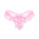 thumbnail image 1 of Mujer Tanga Chica Encaje Encantador Bragas Bowknot Diseño Ropa interior de fibra elástica transpirable, Rosa sidaley XX000028-04, 1 of 7