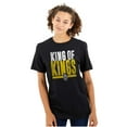 thumbnail image 3 of King of Kings Jesus Christ Believer Men's Graphic T Shirt Tees Brisco Brands L, 3 of 6