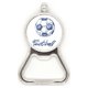 thumbnail image 1 of Simple Cartoon Football Blue Pattern Acero inoxidable Metal cerveza tapa sacacorchos, 1 of 3
