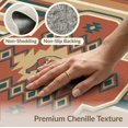 thumbnail image 6 of ODIKA 8'x10' Washable Area Rug Non-Slip Chair-Friendly Mat Southwestern Lone Mens Decorations Reindeer Cabin Cowboy Boho Playful Expressive for Dining Room, Large Office, Lounge, 6 of 7