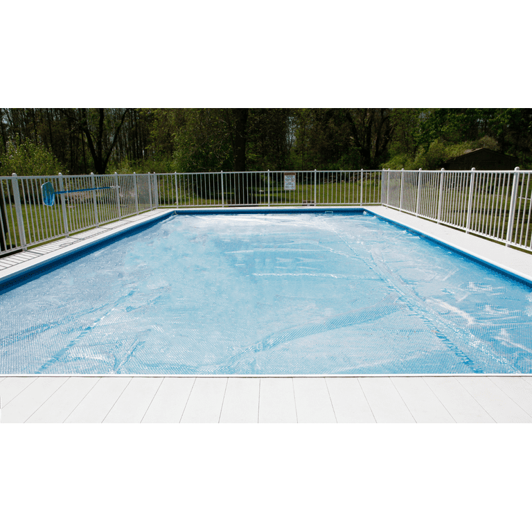 Sun2Solar 10' x 16' Rectangle 1600 Series Clear Swimming Pool Solar Cover with 6-Pack Grommets