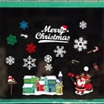 thumbnail image 5 of HCTSHG Christmas Window Clings, Snowflake Santa Reindeer Decals for Glass, Xmas Holiday Window Stickers for Home Party Decoration and Seasonal Decor, 5 of 7