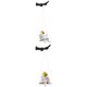 thumbnail image 1 of Pack of 2 Resin Astronaut Ornament Figurines Wall Decor Zulema none, 1 of 8