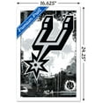 thumbnail image 3 of NBA San Antonio Spurs - Maximalist Logo 23 Wall Poster, 14.725" x 22.375" Framed, 3 of 5
