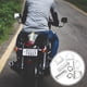 thumbnail image 4 of GOOHOCHY 1 Juego de reposapiés trasero de aleación de aluminio para motocicleta, reposapiés, reposapiés, Pedal, perno, Pedal, reposapiés, Kit de montaje, 4 of 8