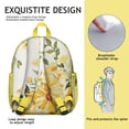 thumbnail image 2 of Wildflower Sunflower Backpack - Breathable Adjustable School Bag with Reinforced Stitching, 2 of 5