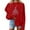 003 Red, variant on Hvot&aat Christmas Sweatshirts for Women Christmas Tree Graphic Merry Santa Claus Holiday Long Sleeve Pullover