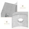 thumbnail image 3 of ETHZZLE Aluminum Alloy Wall Lamp Base Indoor Lamp Base Silver Simple Design For 4Pcs, 3 of 7