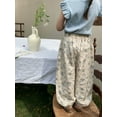 thumbnail image 6 of Gunia Cargo Pants For Kids Girls Wide Leg Toddler Baby Boy Classic Pants Personality Fashion Print Long Pants Summer Fall Harem Pants 12M-9Y, 6 of 8