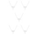thumbnail image 1 of Qarigey Collar de amistad DIY Ins exquisita personalidad duradera superficie lisa accesorio de moda ligero Aries plata Type2 NO2 Qarigey CBP198519, 1 of 5