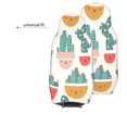 thumbnail image 6 of XMXT 2Pcs Car Seat Cover Decor Protector, Smiling Cactus Print Front Seat Covers for Cars SUVs, Universal Fit, 6 of 9