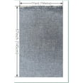 thumbnail image 3 of Thick Upholstery Fabric, for Reupholster Chair Sofa Cover, Faux Linen Type Cloth Material (Grey Blue 16, 1 Yard (57x 36 inch)), 3 of 5
