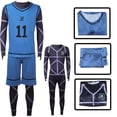 thumbnail image 4 of Disfraz de Anime de bloqueo azul, maillot de fútbol, uniforme de pie, Jerseys, Isagi, yoachi, Chigiri, Bachira, Rensuke, Kunigami, 4 of 4