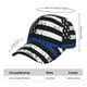 thumbnail image 2 of Fotbe Thin Blue Line Flag Gorro Clásico de Béisbol, Gorra Ajustable con Broche Snapback, Gorro de Exterior de Algodón Suave, 2 of 6
