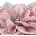 thumbnail image 4 of JWH 3D Handmade Decorative Wool Floral Throw Pillow Covers for Gift and Decor 18x18inch in Pink, 4 of 7
