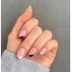 thumbnail image 5 of 24 Pices Carrs Faux Ongles Court, Blanc Et Noir French Press On Nails Courts, Trendy Faux Ongle Avec Colle Pour Femme Et Fille, Square Faux Ongles, 5 of 5