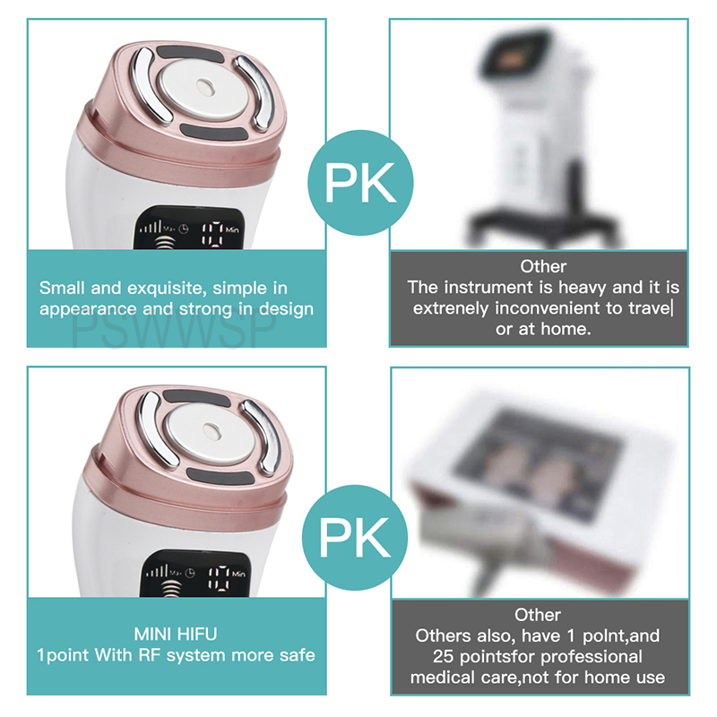 Mini hifu RF Massager Facial body Radiofrecuency Ultrasound Microcurrent Lift Wrinkle Beauty Machine Skin Care Tools