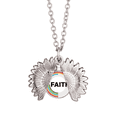 thumbnail image 1 of Belief Index Proportion Data Sunflower Necklace Pendant Locket Jewelry, 1 of 3