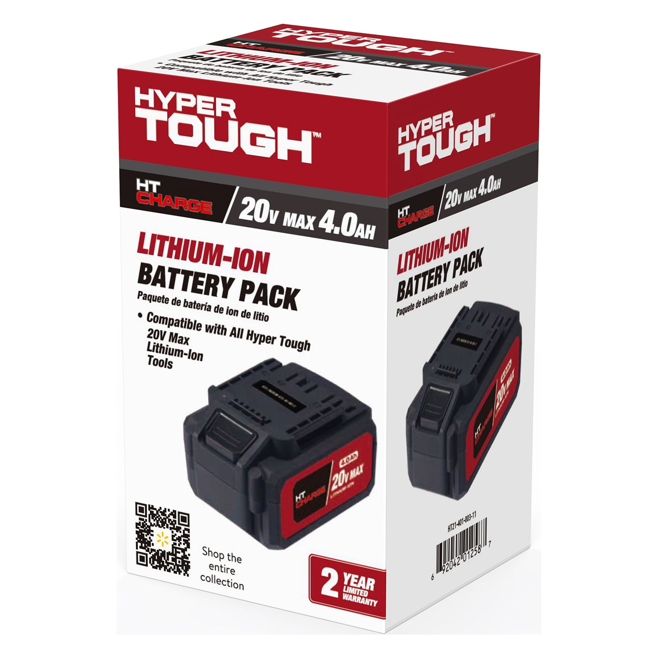 Hyper Tough 20v Max 40ah Battery Pack Ht21 401 003 11 3303