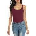 thumbnail image 1 of Débardeur pour Femme avec Soutien-Gorge Intégré, Camisole à Larges Bretelles Ajustables, Tricot de Coton, 1 of 6