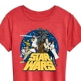 thumbnail image 3 of Star Wars - Luke and Friends Retro Group - Women's Short Sleeve Classic Fit Tee, 3 of 5