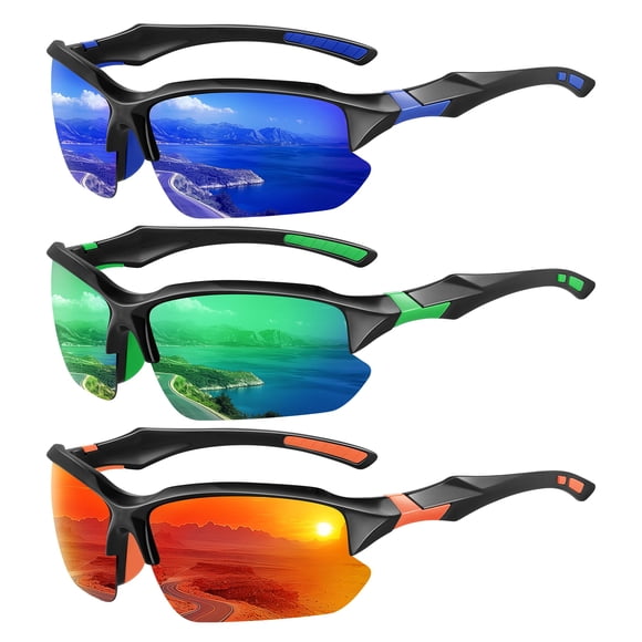 Gafas de sol deportivas XVXV polarizadas con protección UV400 para hombre