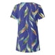 thumbnail image 5 of Blusas de Manga Corta para las Mujeres Botón Impreso Cuello Redondo Top Casual, Blusas para las Mujeres Casual, 5 of 5