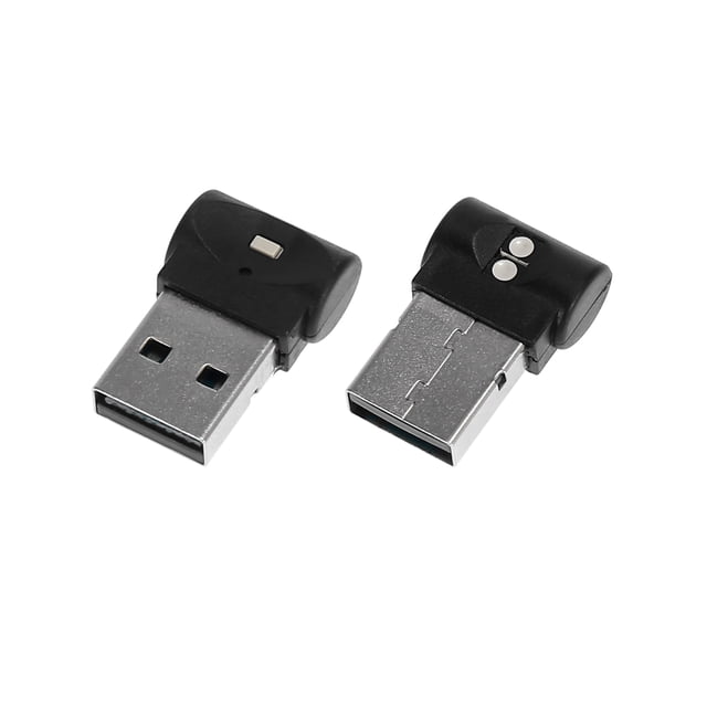 2uds USB LED Luz Coche Interior Táctil Control 7 Color Gradual Cambio