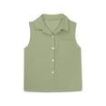 thumbnail image 6 of Toddler Girls Soft Polycotton Short Sleeve T-Shirts 24 Months 2t 3t 4t 5t 6t 7t Crew Neck Solid Color Tees Assorted Colors Casual Summer Tops Gibobby,13-14Years,Green, 6 of 6