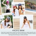 thumbnail image 7 of Pacific Brim Classic Baseball Cap Cotton Adjustable Dad Hat, Smile (Unisex), 7 of 7