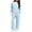 Light Blue, variant on Txenfivo Girls Clothes 2 Pieces Outfits, Crew Neck Pullover Sweatshirt and Wide Leg Straight Pants, 5-14