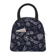 thumbnail image 1 of Disketp Wildflowers And Dragonflies Bolsa Térmica para Almuerzo, Lonchera con Abertura Amplia y Gran Capacidad, Organizador Reutilizable para Mujeres, Hombres y Adultos, 1 of 6