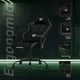 thumbnail image 2 of Silla Gamer BALAM RUSH THUNDER MAX V7 Ergonomica Reclinable 180° 120kg Reposabrazos 2D Negro BR-940597, 2 of 6