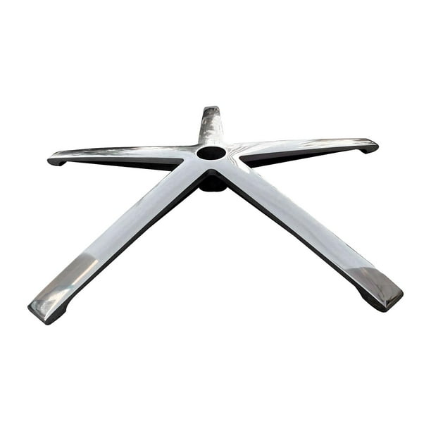 Base de silla giratoria Base de silla de oficina Base de silla de escritorio de repuesto para silla de juego plata Cola base de sillas de juego
