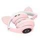 thumbnail image 4 of LXB39A Auriculares Bluetooth con orejas de gato, bonitos auriculares Bluetooth inalámbricos portátiles con graves ajustables y cable de sonido para niños (rosa), 4 of 12