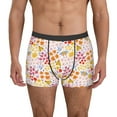 thumbnail image 2 of Goofa Colorful Floral Printed Men's Boxer Briefs Underwear, Moisture-Wicking Underwear, Trunk,Soft and Breathable Cotton Underwear-X-Large, 2 of 9