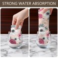 thumbnail image 6 of 2 Pcs Pioneer Flower Floral Print Pattern Kitchen Towels, Funny Microfiber Dish Towel Set, 18" X 26" Tea Towels, 6 of 6