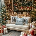 thumbnail image 4 of Christmas Pillow Covers 18x18 Set of 4 for Xmas Decorations Christmas Tree Joy Snow Merry Christmas Throw Pillow Cases Winter Holiday Farmhouse Decor for Home, 4 of 5