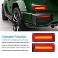 thumbnail image 4 of Tail Light Assembly, Reliable Versatile Rear Tail Light 1 Pair  for G-Class W463 Pre-Facelift 1991 To 2018 Red,Smoked Black, 4 of 7