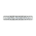 thumbnail image 3 of 1/2 Carat Round Diamond Wedding Band Ring in 14K White Gold (Ring Size 8.75) (SI1-SI2 Clarity), 3 of 4